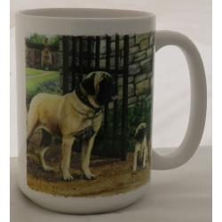 English Mastiff coffee mug front